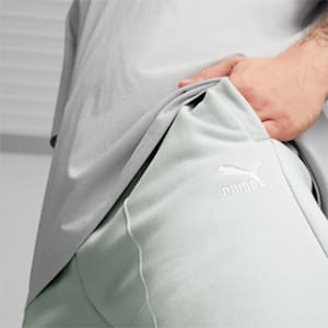 Short Classics Pintuck 8" Homme, Platinum Gray